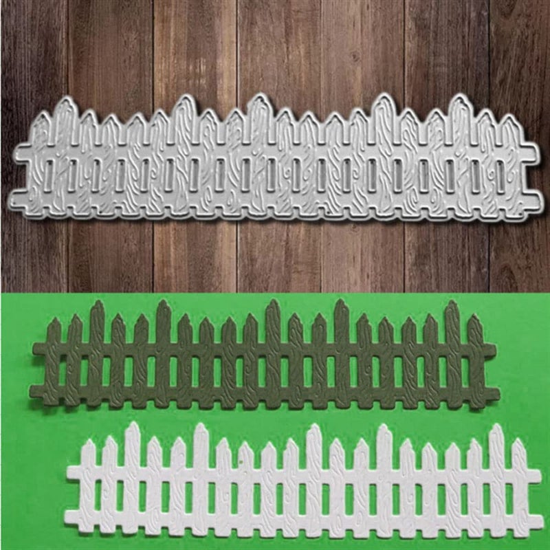MALISTLN Fence Cutting Dies Grass Straw Die Cuts Metal Embossing Stencils Template Mould for Card Scrapbooking Album Paper Card Decor and DIY Crafting - Image 2